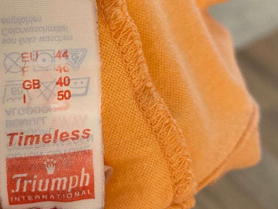 Triumph Negligees & Pigiami: Triumph Nachthemd kurzarm Baumwolle orange Gr. 44 – Usato da Pratteln venduto da a23_j2gs 5