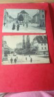 2 AK Le Locle Stadt belebt 1905/1908 gelaufen