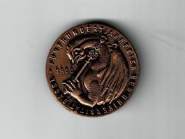 Plakette 500 Jahre Universität Basel 1960