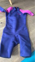 Neoprenanzug 133-142 cm kurz blau pink gebraucht