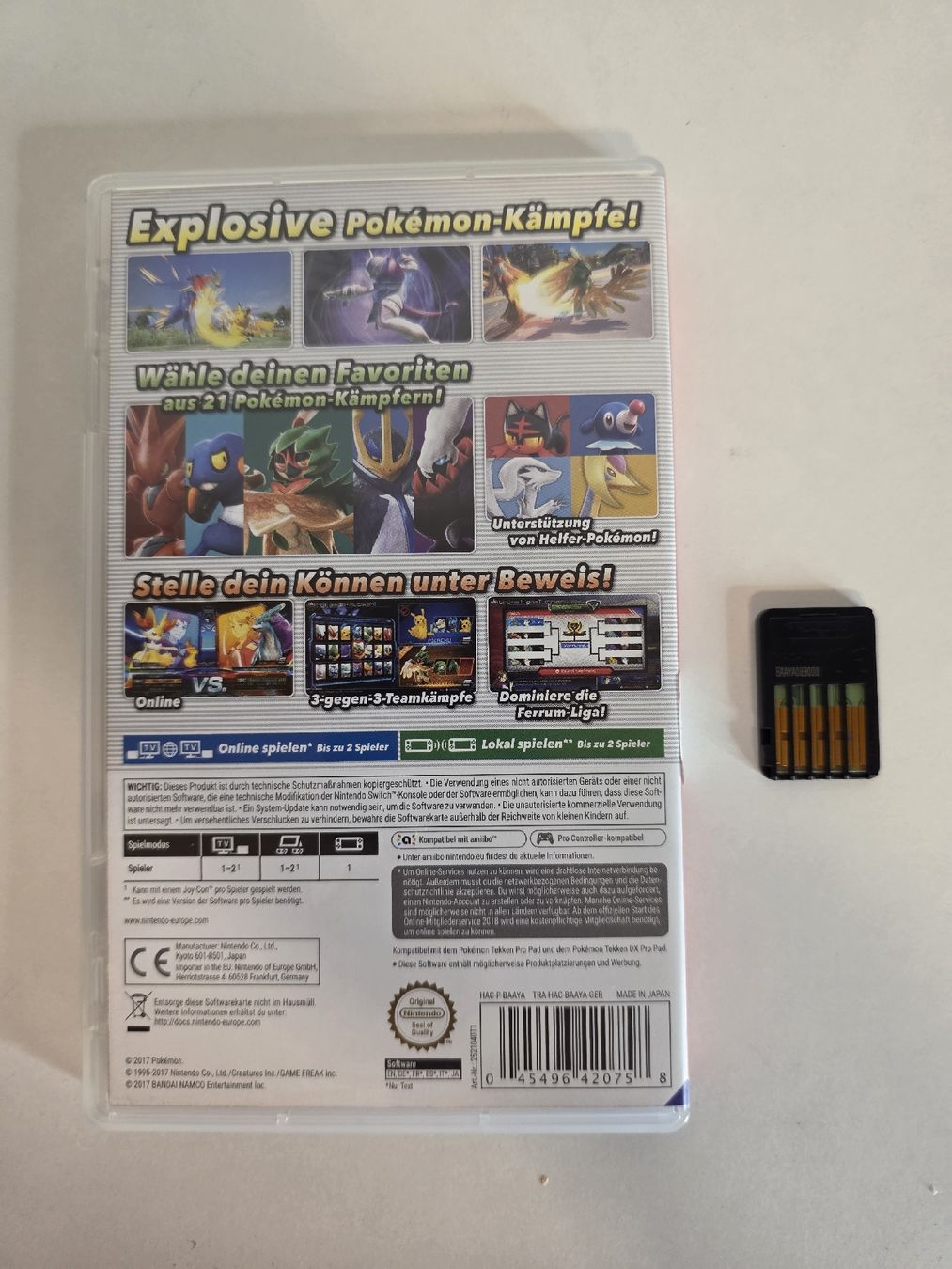 Spiele: Pokemon Tekken DX Nintendo Switch Spiel  – Gebraucht aus Ehrendingen von lax21 1