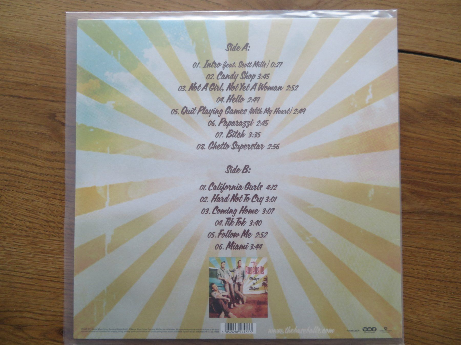 Schallplatten: THE BASEBALLS LP STRINGS N STRIPES NEU – Neu (gemäss Beschreibung) aus Zürich von max_cp5f 1