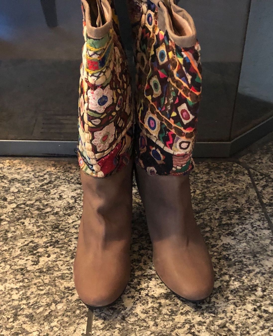 Damenschuhe: Antik Batik Stiefel – Neu (gemäss Beschreibung) aus Baden von Tiffany6878 3