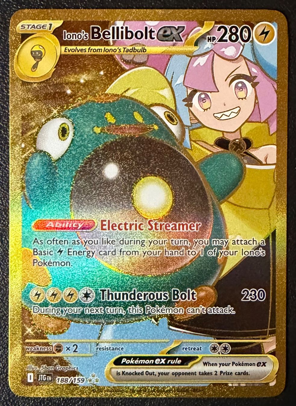 Pokémon Cartes à collectionner: Ionos Bellibolt ex #188 – Neuf (Voir description) à Niedergösgen par SwissPokeCards
