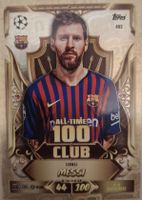 Carte Topps Lionel Messi All-Time 100 Club état neuf