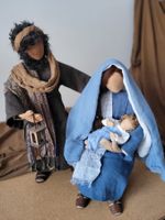 Schwarzenberger Krippenfiguren 55cm Maria/Josef/Jesuskind