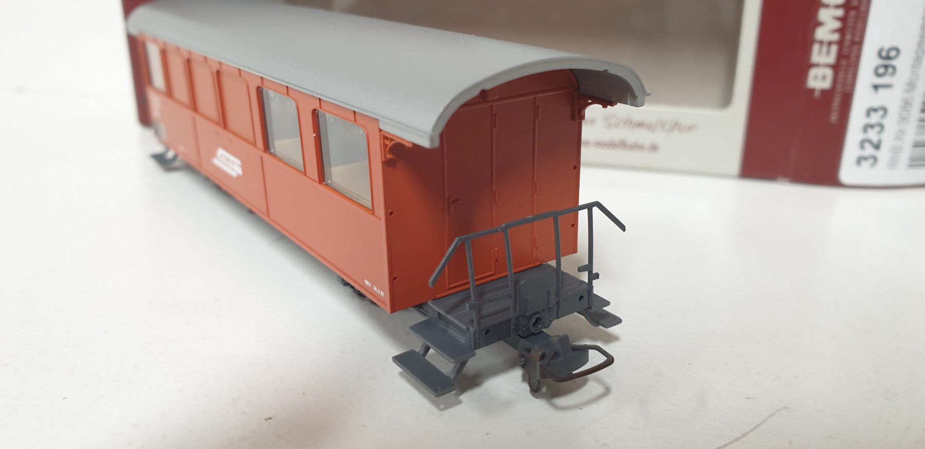 Bemo Modellini di ferrovie: Bemo RhB Xk Montagewagen   3233 169 – Nuovo (secondo la descrizione) da Geroldswil venduto da TopTrain54 5