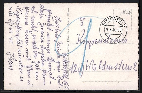 Cartoline postali: Bitterfeld, Ballonwettfliegen, Ballons B – Usato da Berlin venduto da bartko-reher 1
