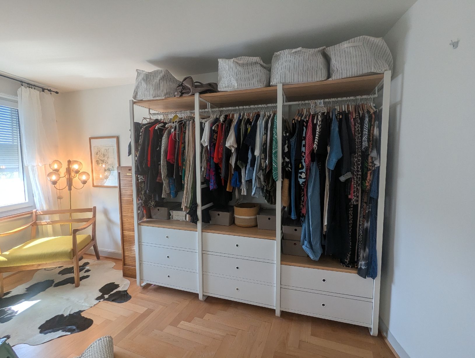 Ikea Armadi: Modular wardrobe storage Elvarli – Usato da Zürich venduto da acc_m6jp