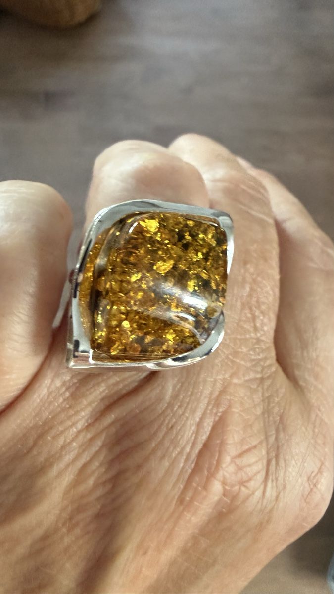 Ringe: Funkelnder Bernsteinring in Silber 925 – Neu und originalverpackt aus Ebikon von elischka 4
