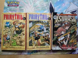 Lot 3 Mangas Anglais - Fairy Tail 1+2, Tsubasa Chronicles 1