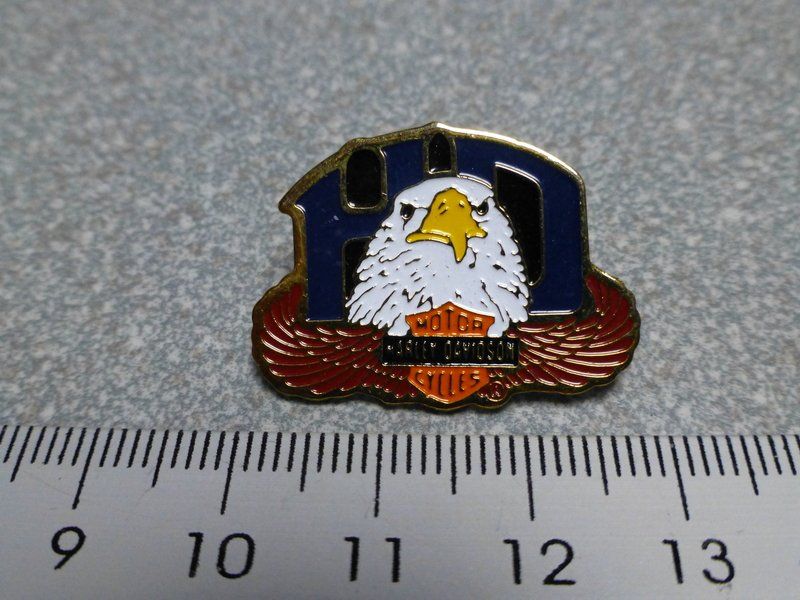Placchette & Badge: PIN PINS HARLEY DAVIDSON HOG ABZEICHEN CHAPTER BADGE – Usato da Gränichen venduto da Jumbo77