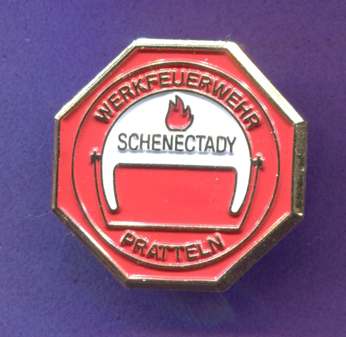 Plaketten & Abzeichen: Werkfeuerwehr  SCHENECTADY  Pratteln – Gebraucht aus Winterthur von Sammleroase