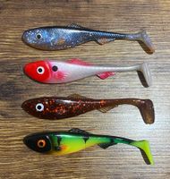 ABU GARCIA Beast Zander Shad 12cm - 4er Set
