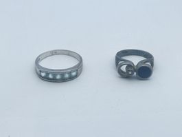 2 Silber ringe
