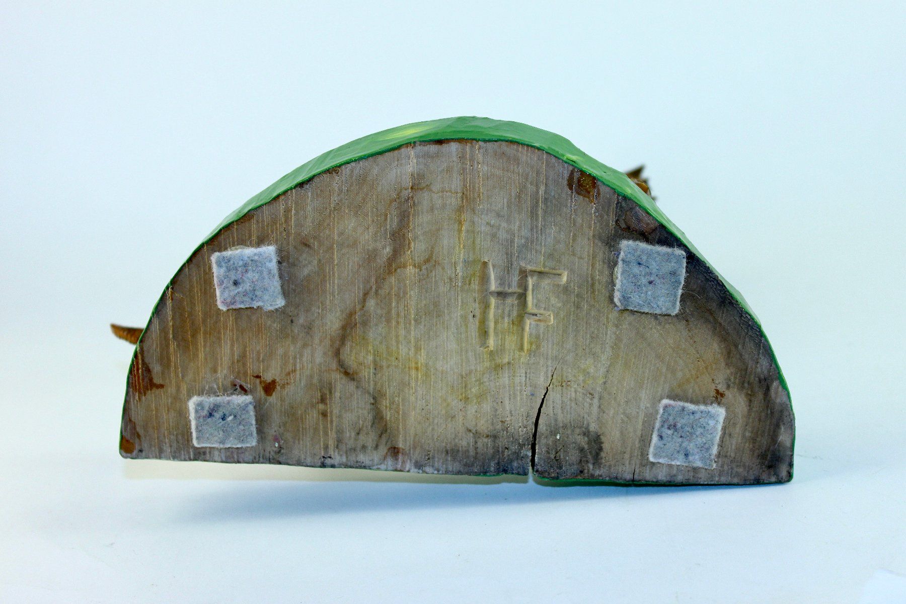Statuette: JÄGERFIGUR, HOLZ GESCHNITZT. MONOGRAMMIERT HF. – Usato da Grandcour venduto da Flowerstyle 9