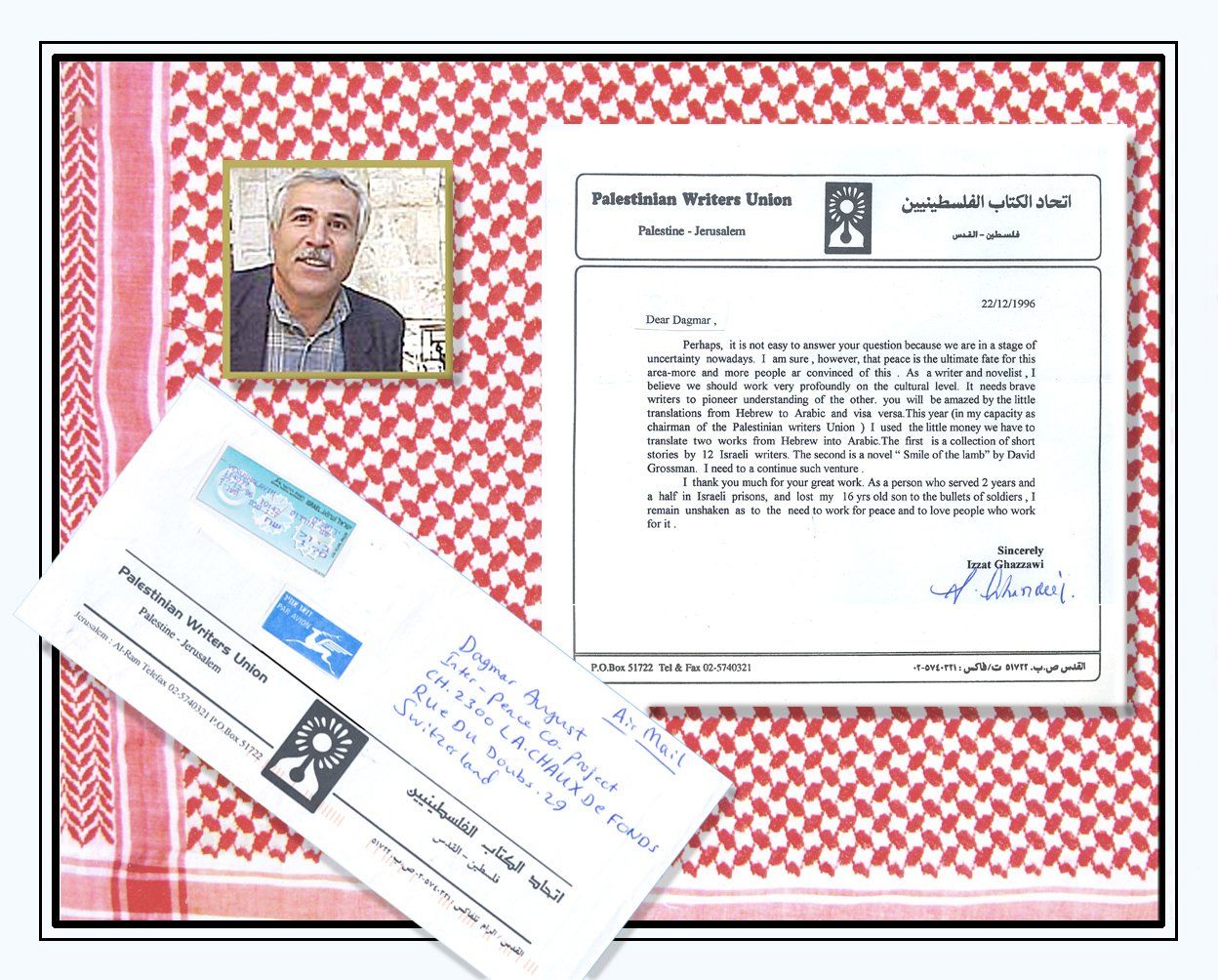 Documenti: Palestinian Writers - mit Friedensbotschaft aus Jerusalem – Nuovo (secondo la descrizione) da Bern venduto da Ultimaa