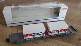Märklin 4668 Möbel Pfister Containerwagen H0 AC OVP neu