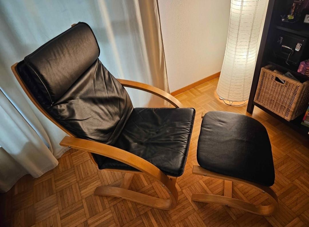 Ikea Poltrone: IKEA Sessel mit Hocker – Usato da Mels venduto da tim_lx89