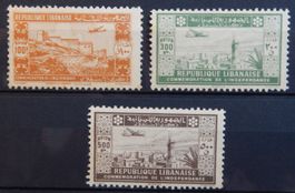 Libanon Kat. 273, 275-276 * 1943 Kat. 67 Euro