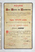 Aguas de San Pedro de Casseras, Barcelona - 1903