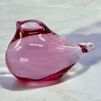 Oiseau verre d'alexandrite Miloslav Klinger ZBS Sklo Union