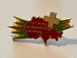 1 Pin Für eine glaubwürdige Armee