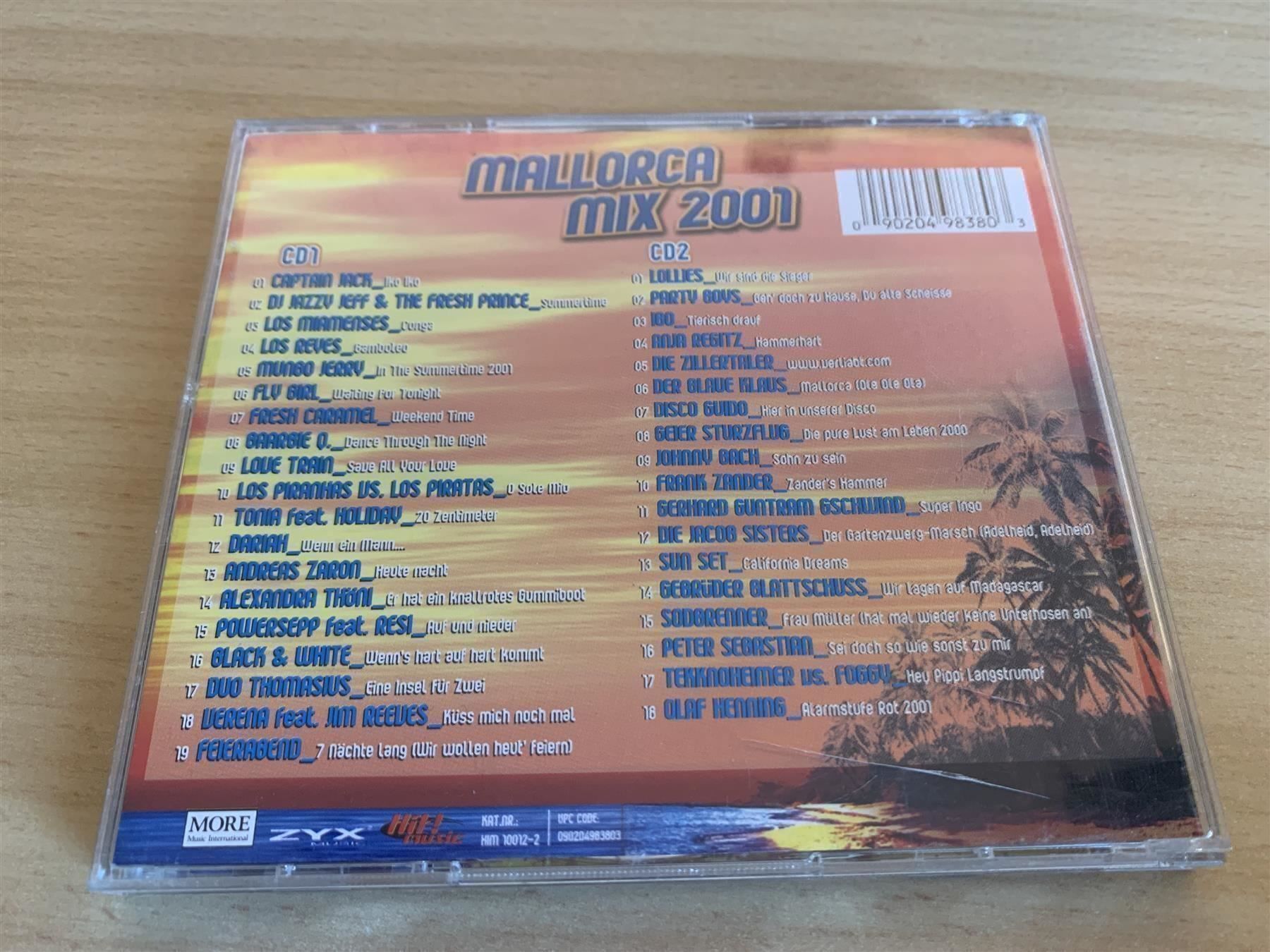 CD: Various - Mallorca Mix 2001 - 2 CD – Usato da Rikon im Tösstal venduto da Alpenmutz 1