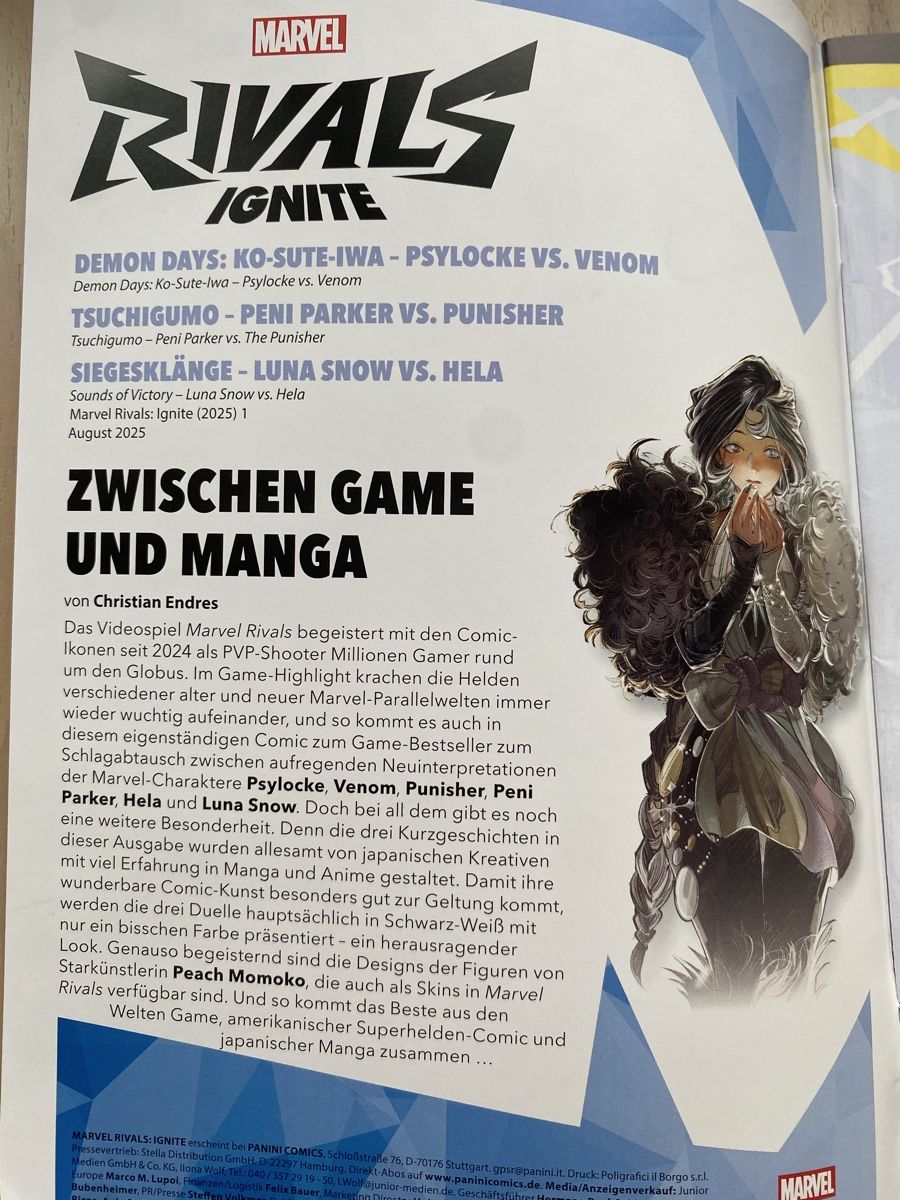 Fumetti: Marvel Rivals Ignite One-Shot – Usato da Neftenbach venduto da ctbvm 2