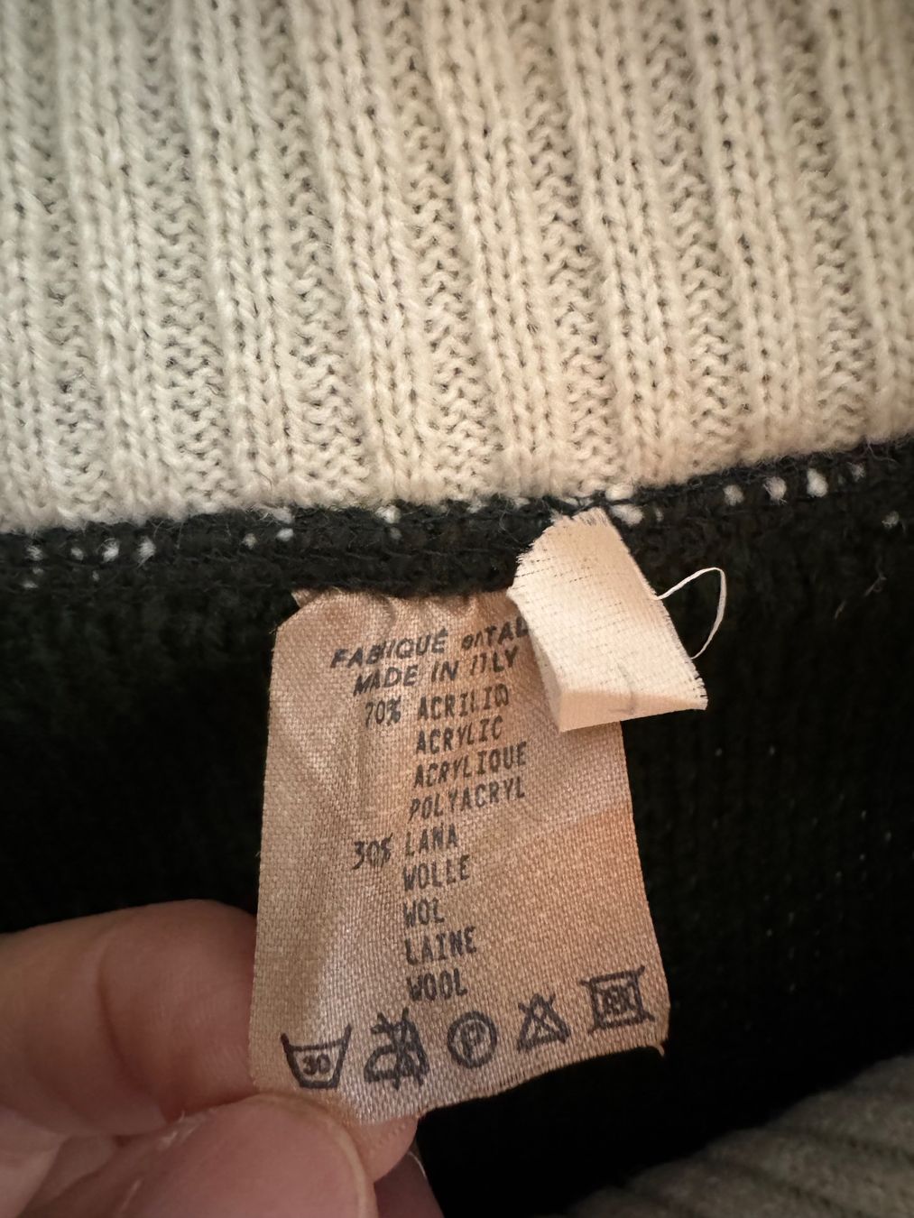 Pullover & Sweatshirts: Pullover Strickpullover Skifahrer Vintage – Gebraucht aus Obfelden von cesarina10 7