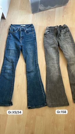 Jeans Schlaghose Gr.XS/34 und Gr.158