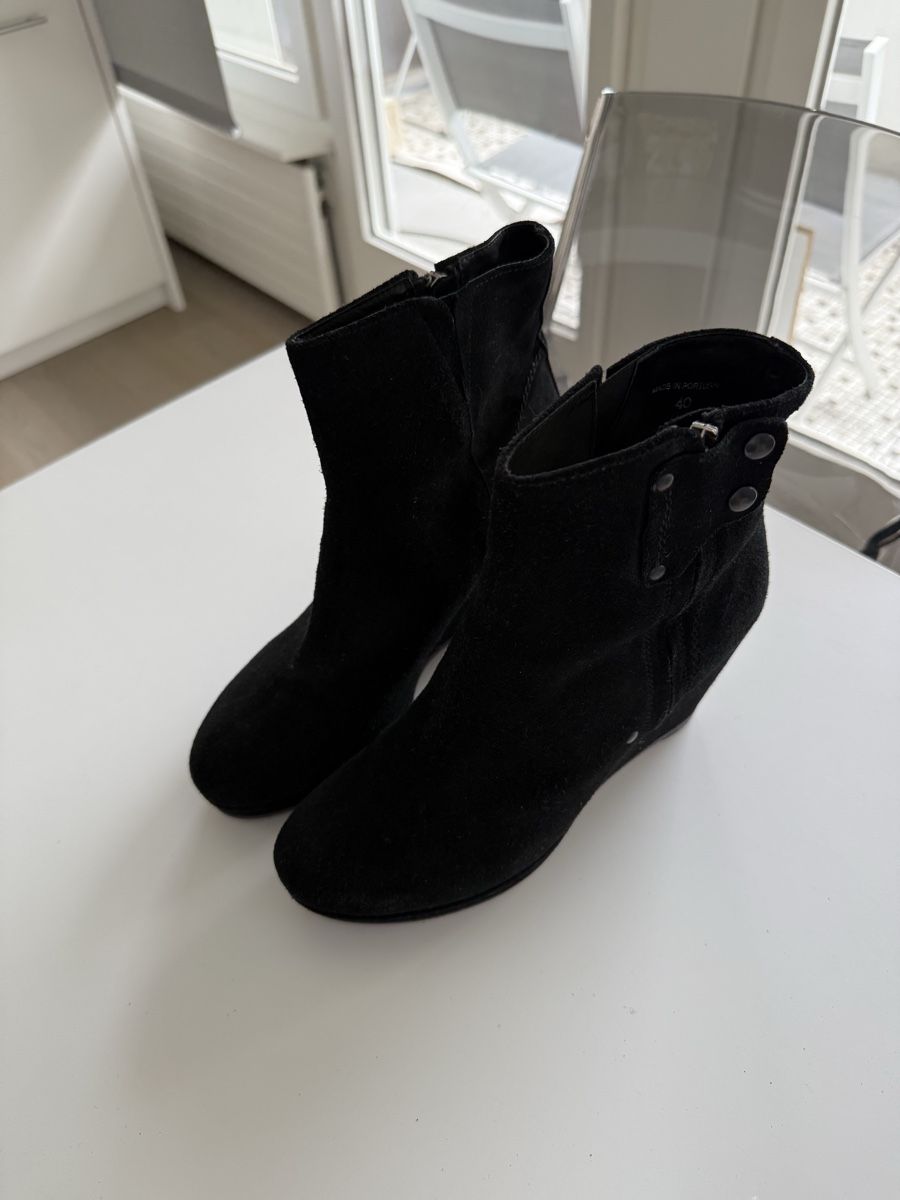 Maje Scarpe da donna: Maje Bottines noires compensées daim (taille-40) – Nuovo (secondo la descrizione) da Genève venduto da rom_8nwv 2