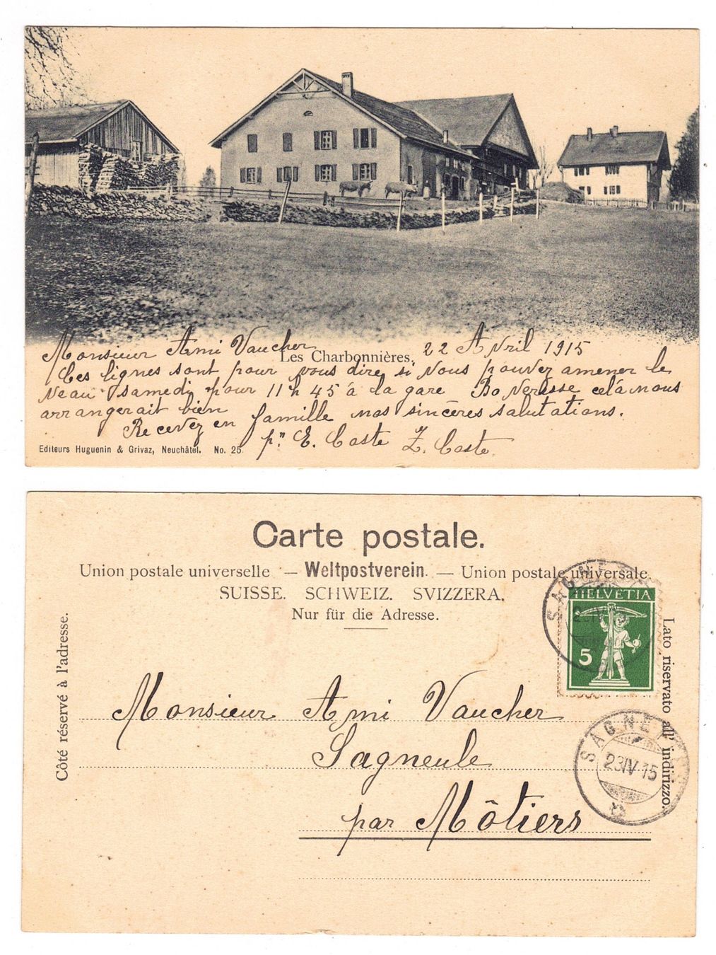 Les Charbonnières (Gebraucht) in La Tour-de-Peilz für CHF 22 – mit