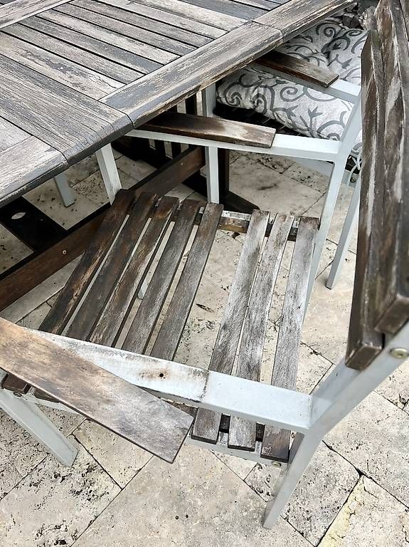 Tavoli: Gartentisch mit 6 Stühlen – Usato da Gerolfingen venduto da Pinggu71 3