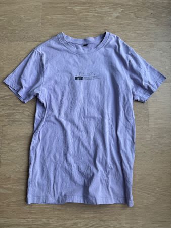T-Shirt lila Grösse M von Mister Tee