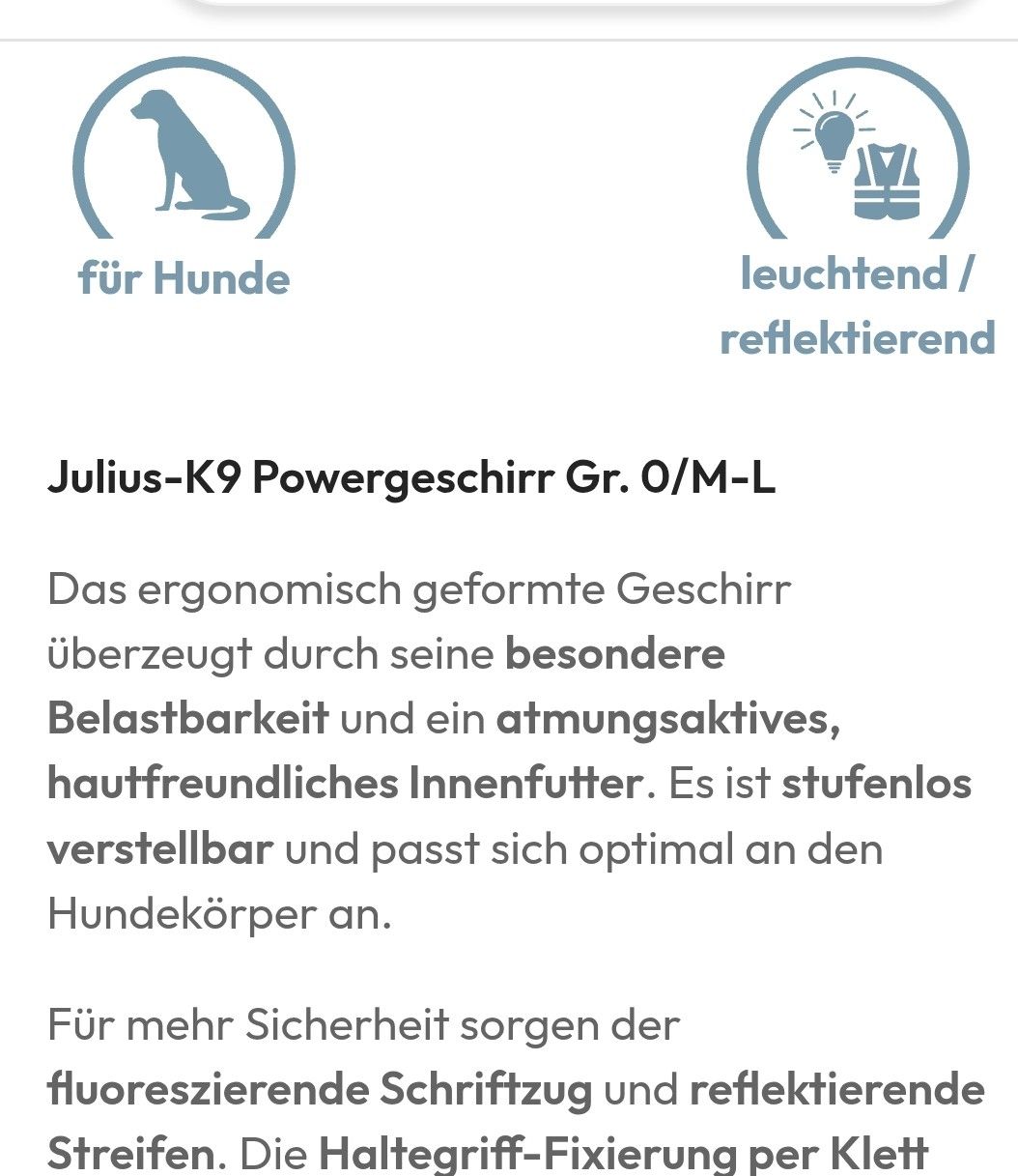 Geschirrsets: Hundegeschirr Julius K9 – Gebraucht aus Weinfelden von Ricola57 3
