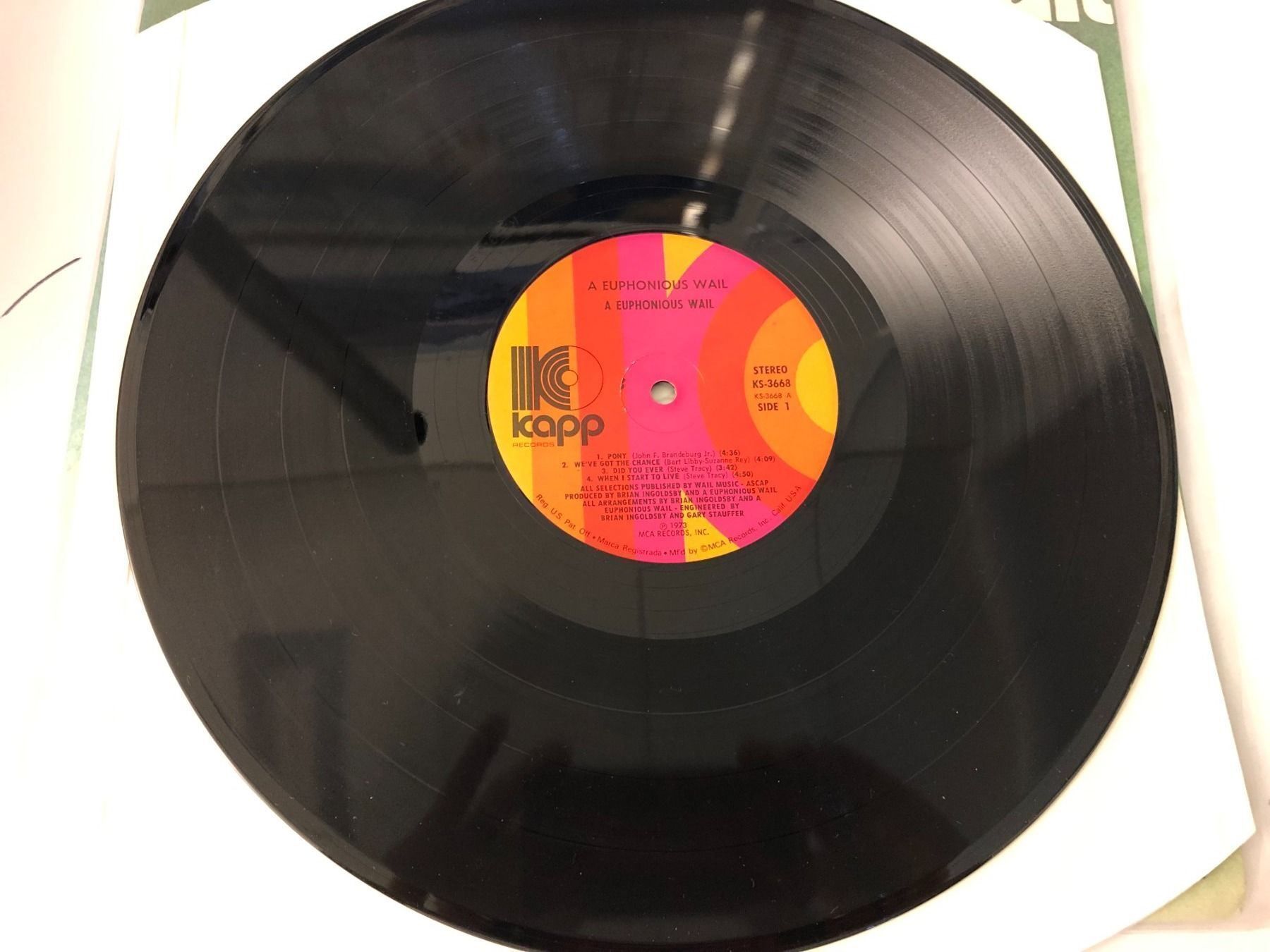 Vinyles: A EUPHONIOUS WAIL - same – D'occasion à Zufikon par mirageg5 2