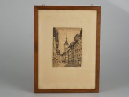 Aarau Rathausgasse Ansicht Kunstwerk