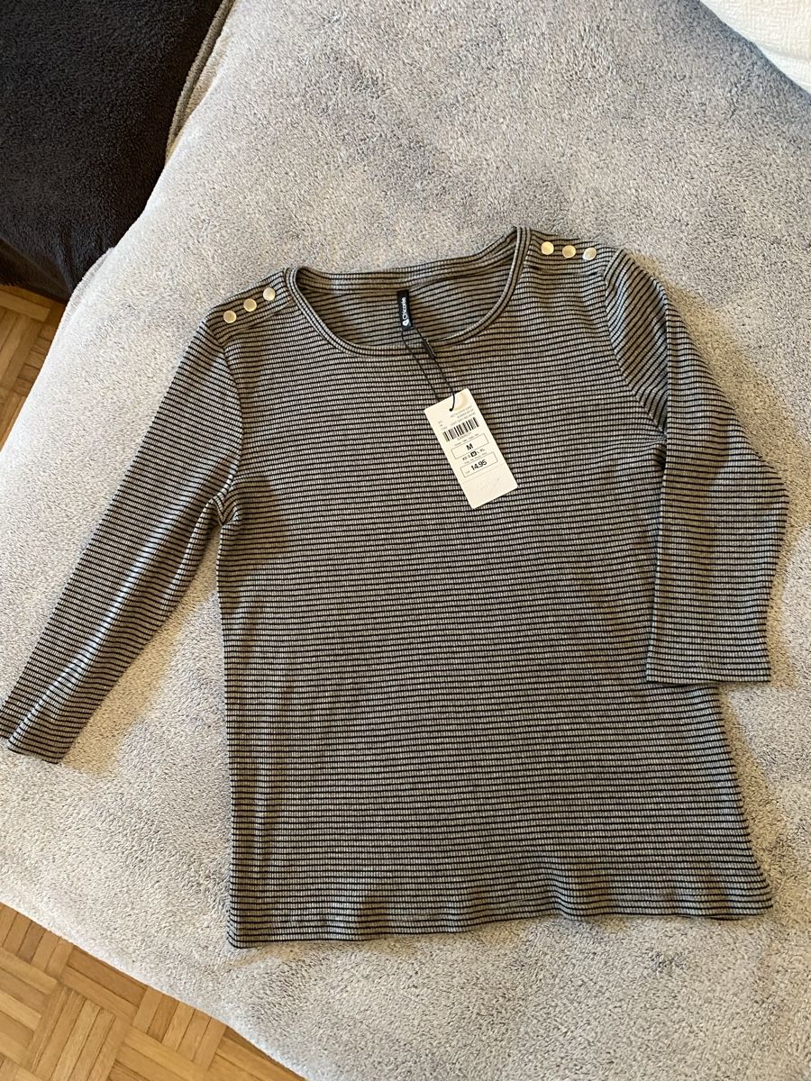 T-shirt: Baumwoll Shirt gestreift NEU Gr M Chicorée – Nuovo e nell'imballaggio originale da Schönenberg ZH venduto da Pfupfli1