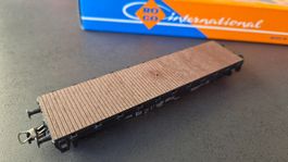 Roco 4352 Schwerlastwagen mit Rungen H0 DC OVP