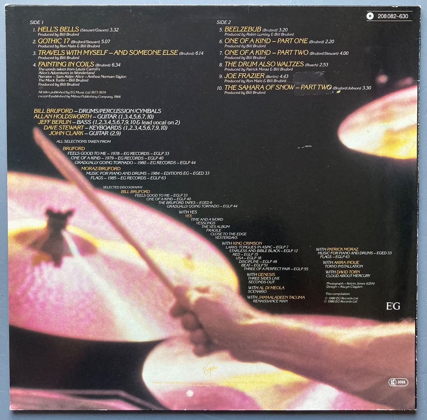 Schallplatten: BILL BRUFORD - MASTER STROKES 1978-1985 – Gebraucht aus Poliez-Pittet von Newtown-Records 1