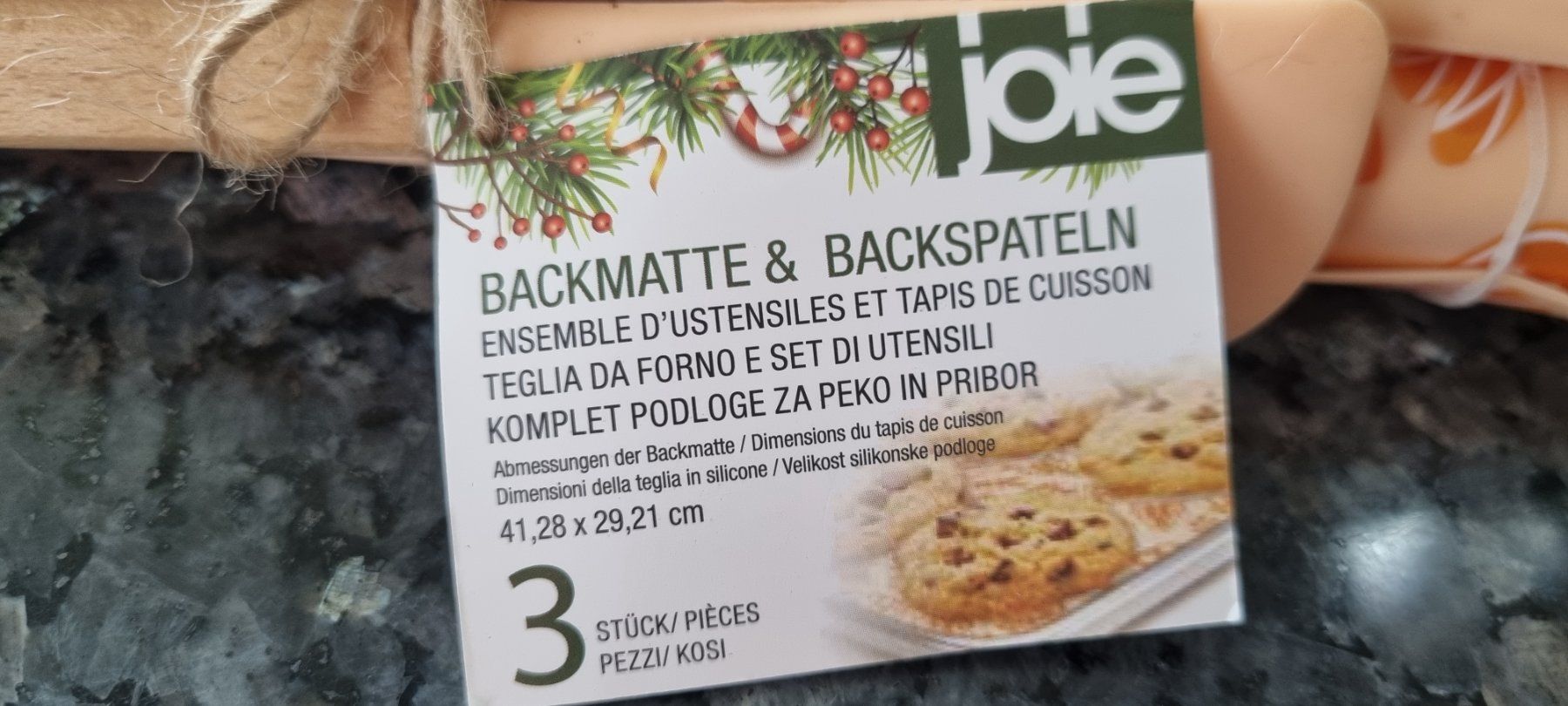 Teglie da forno: Joie Backmatte & Backspatel Set, 3-teilig, NEU & OVP! – Nuovo (secondo la descrizione) da egliswil venduto da Maggy6 1