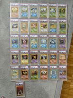Pokemon 1. Ed PSA 9 Base Set 1999 Deutsch Sammlung 31 Karten