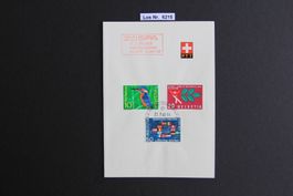 CH PTT Faltbögli mit Sonderstempel 1966             Los 6215