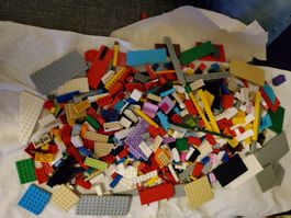 Lego farbige steine und Platten 1.6 kg