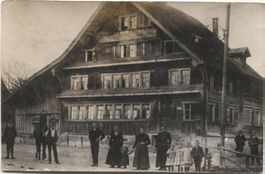 ST. GALLEN WINKELN SG 1910 Restaurant Bild mit Pferd