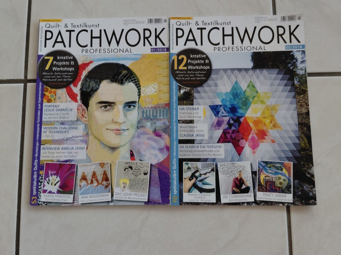 Riviste & Magazine: Patchwork Professional Magazine - 2 Ausgaben zu verkaufen – Usato da Winistorf venduto da acreativ4