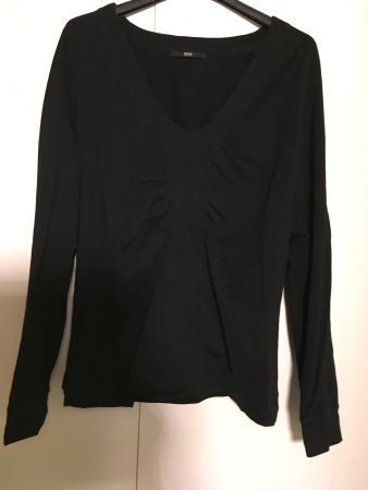 BOSS Hugo Boss Shirt Langarm schwarz