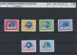 2000 Dauermarken, "Schneekugeln", ** postfrisch
