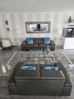 Ledersofas mit Stauraum